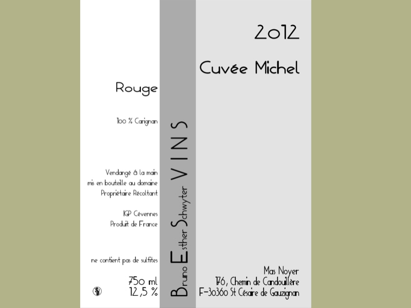 2012 Cuvée Michel